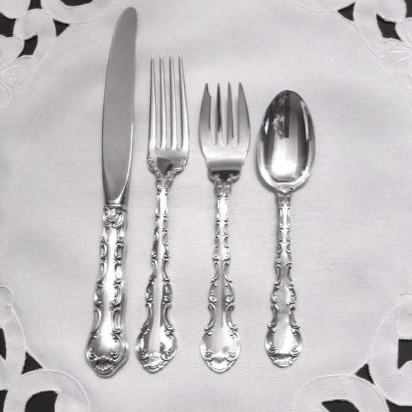 GORHAM 62 PIECE STERLING SILVER FLATWARE - Picture 1 of 4